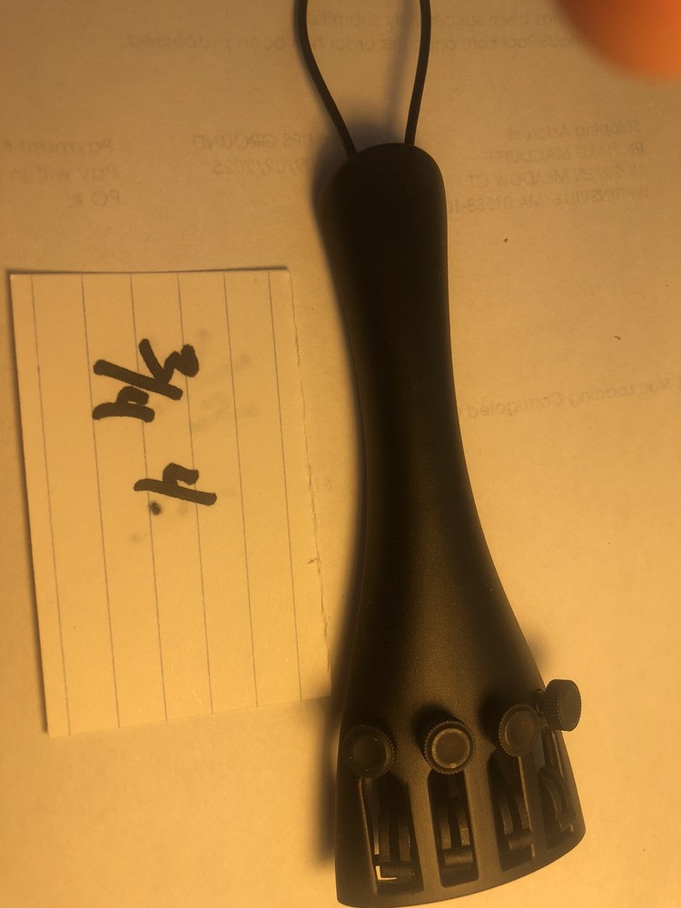 3/4 Glasser Adjustable Violin Tailpiece
