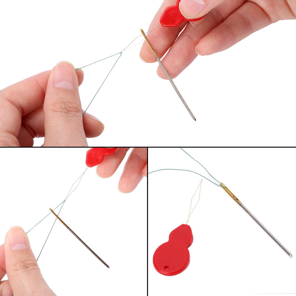10Pcs Needle Threader Stitch Insertion Sewing Hand Machine Craft Tool Accessory