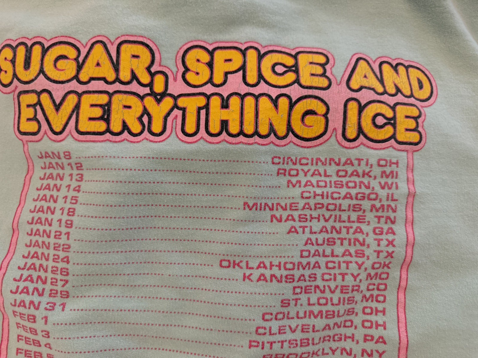 Yung Gravy Sugar Spice Everything Ice Tour 2022 Hoodie Rap Merch L Minnesota