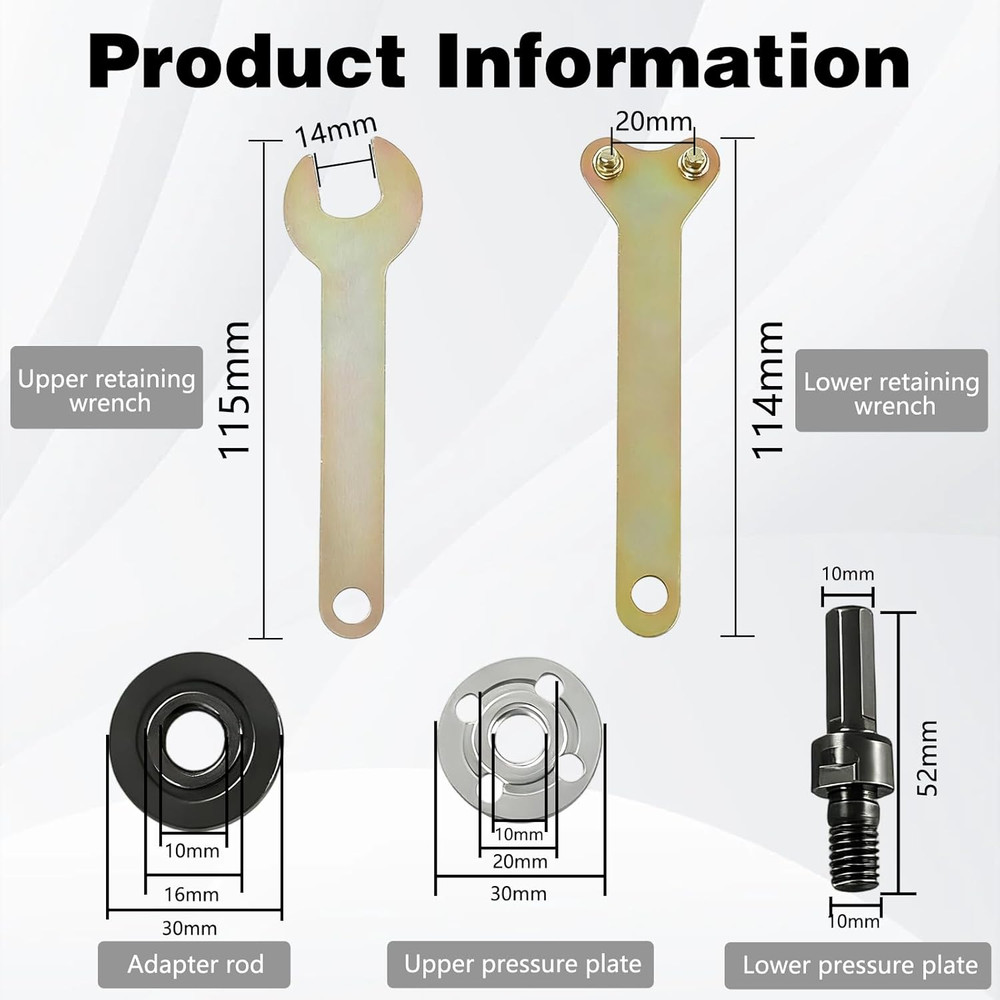 Electric Drill Angle Grinder Connecting Rod Set,2 Set Angle Grinder Attachmen...