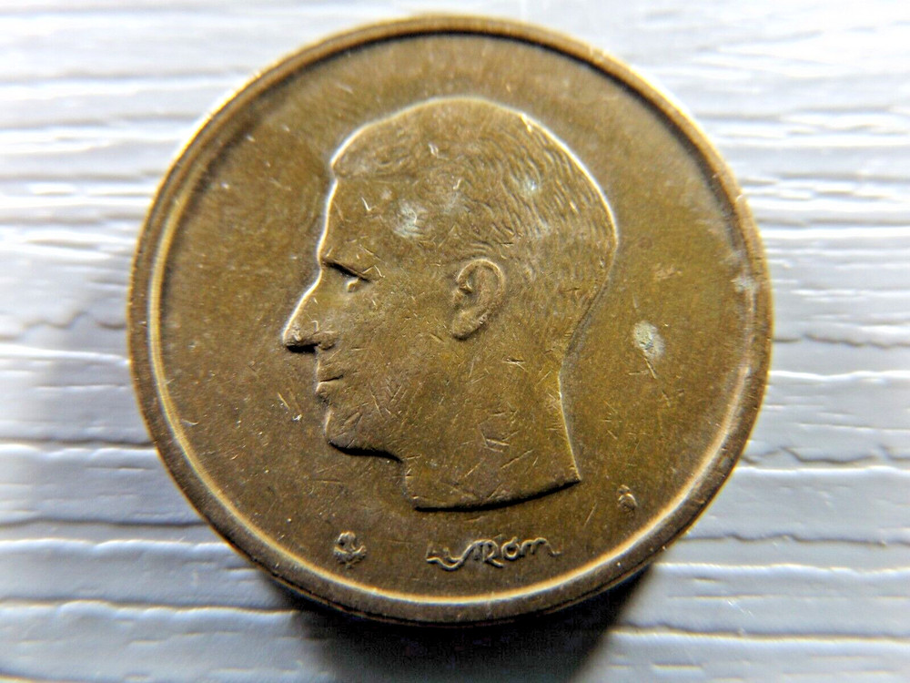 BELGIUM 1974 5 Francs