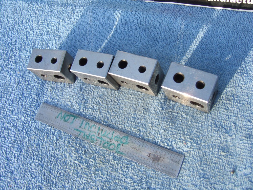MOORE TOOL Co. BLOCKS (4) BLOCKS PARALLELS TOOLMAKER MACHINIST INSPECTION set A