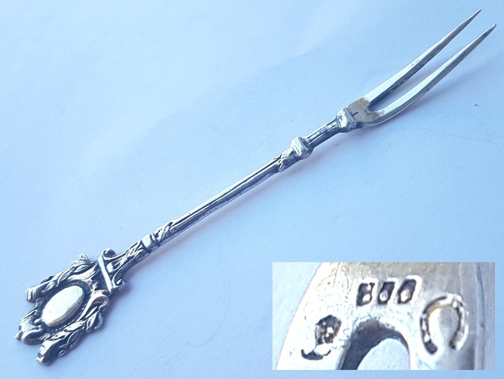 Fork/ Serving fork/ Lemon fork, 800 Silver, around 1900 N905