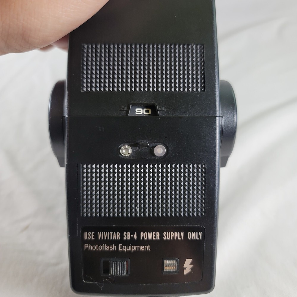 Vivitar 283 Auto Thyristor Shoe Mount Vintage Camera Flash - Untested