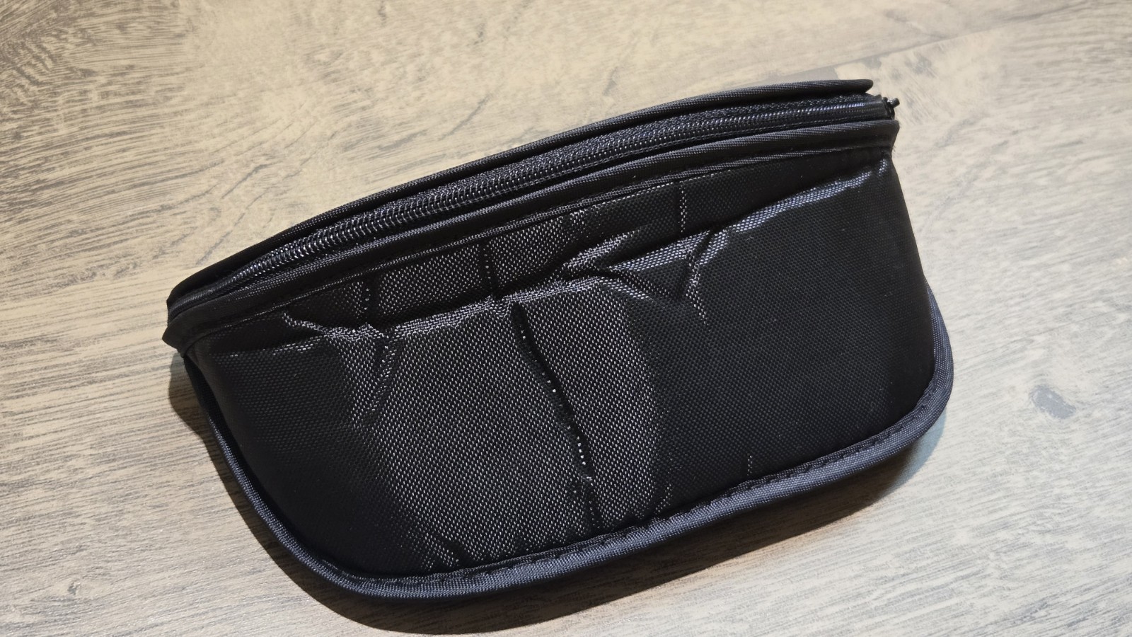 (1 Qty) 2YAX9 Eyewear Case Black Nylon Zipper Closure for Safety Glasses