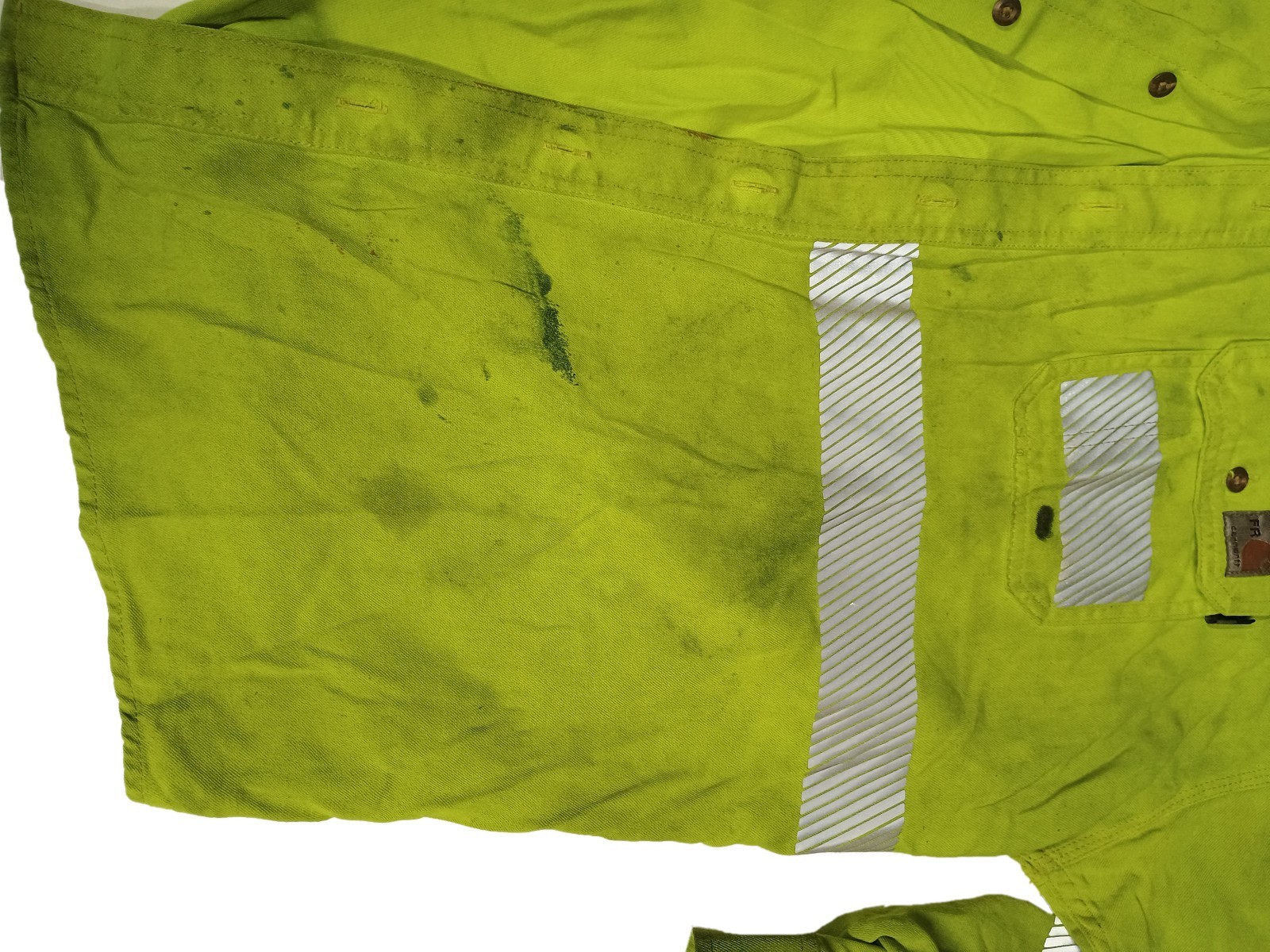 Bulwark Carhartt Used FR Hi Vis Reflective Work Shirts