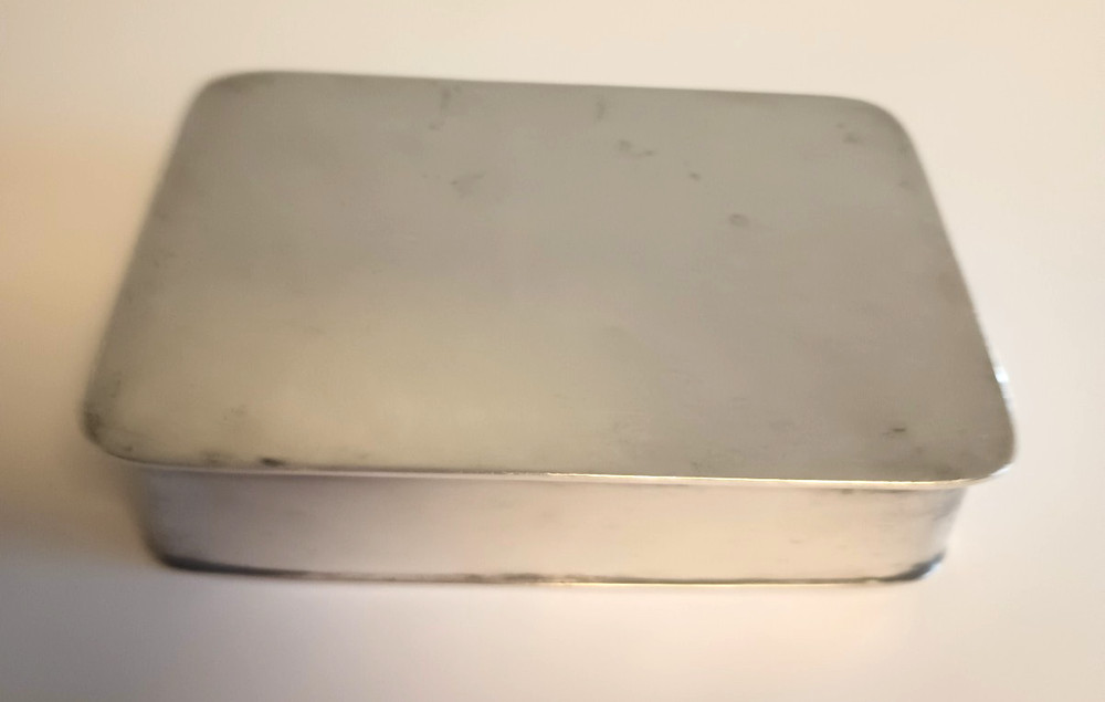 IFS Israel Freeman and Sons Silverplate Hinged Box/Cigarette Box