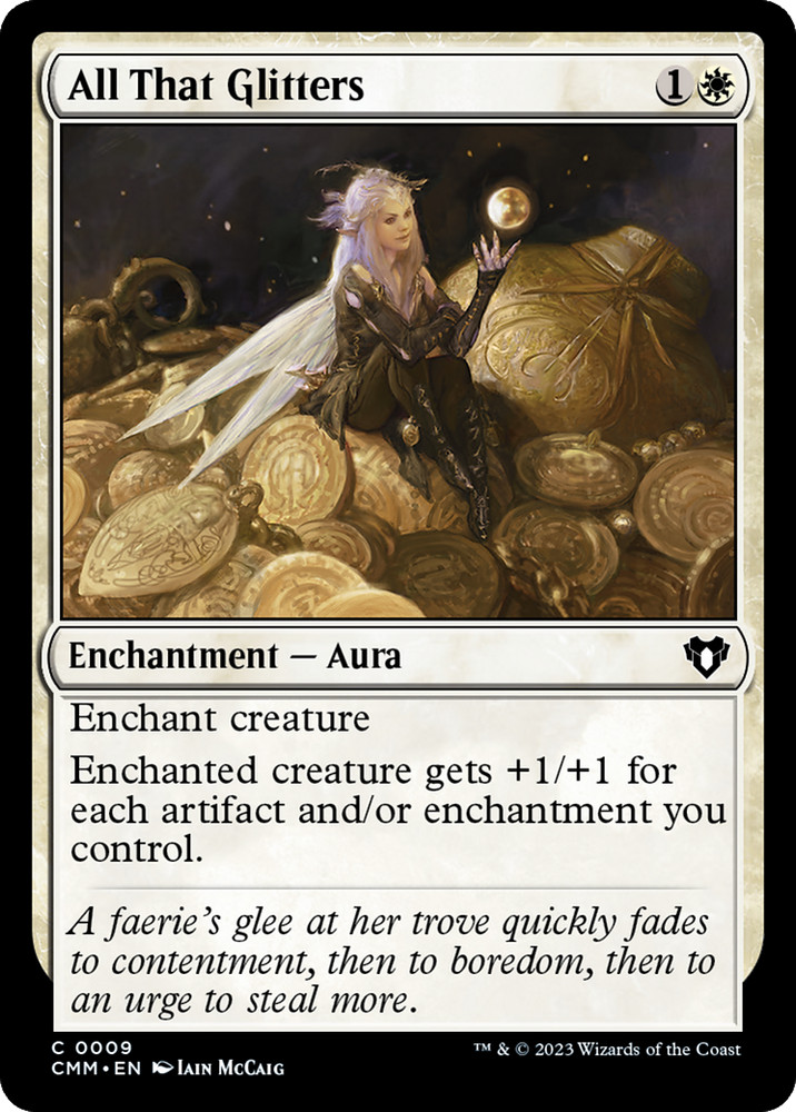 All That Glitters #9 (LP) Commander Masters CMM Magic MTG