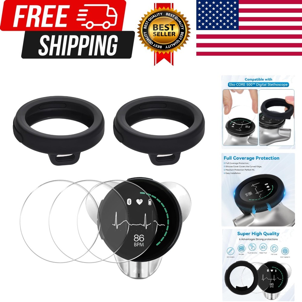 360° Full Coverage Protection Kit Compatible with EKO CORE 500 Digital Stetho...