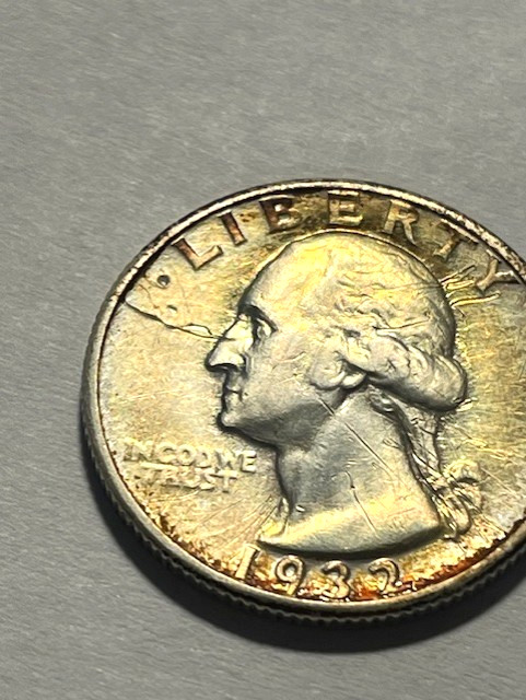 1932-D Washington Quarter/Silver/Issues/VF #18019-2