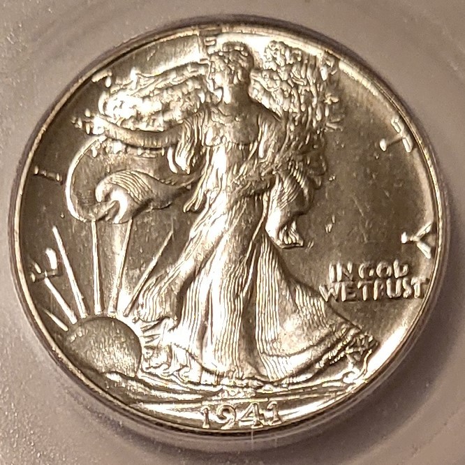 1941 Walking Liberty Half Dollar MS64 ICG