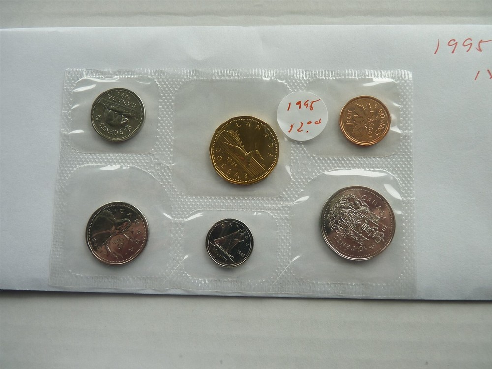 ORIGINAL  1995 CANADA SCEALE PL SET  ROYAL CANADA MINT