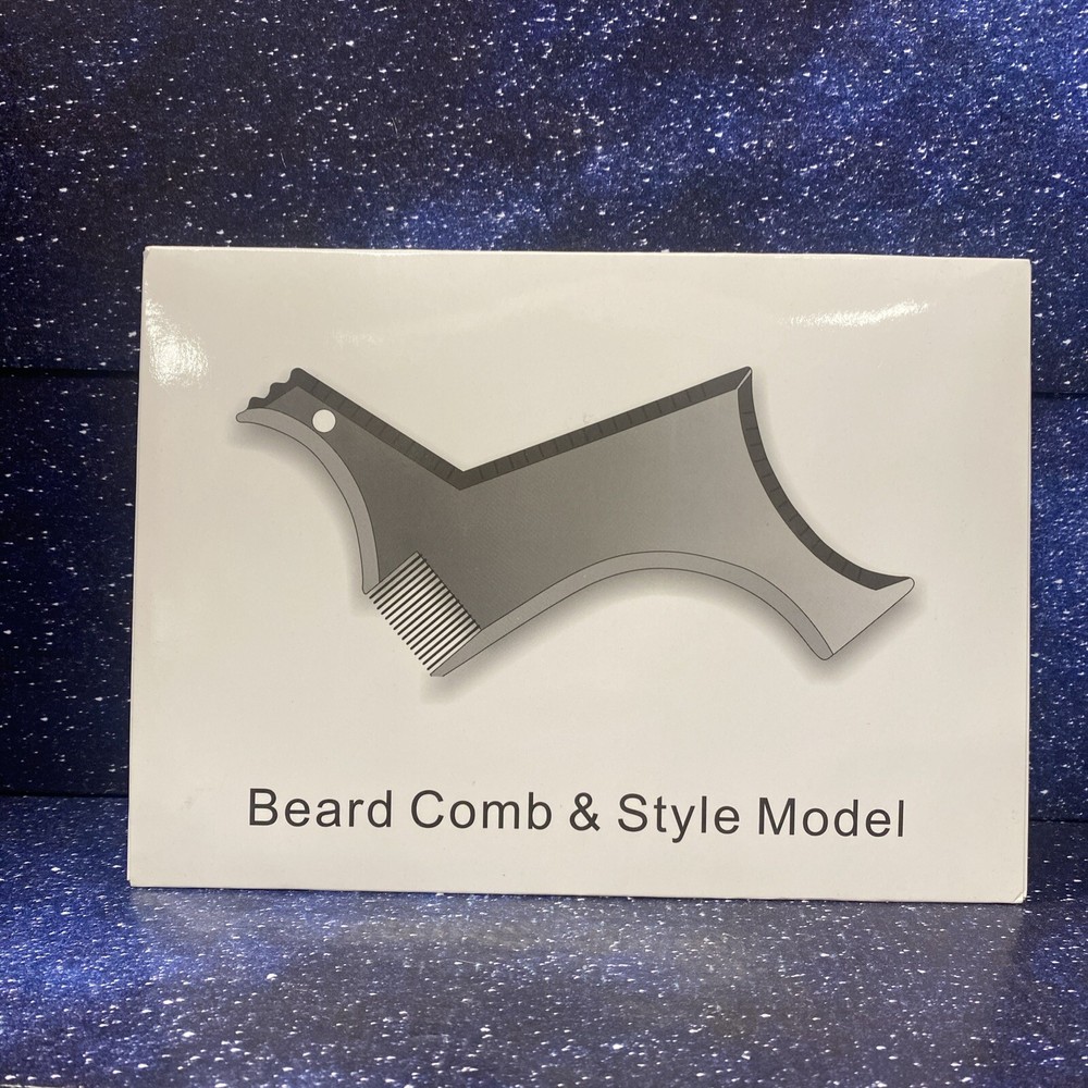 Beard Shaping Template Plus Beard Comb All -In-One Tool