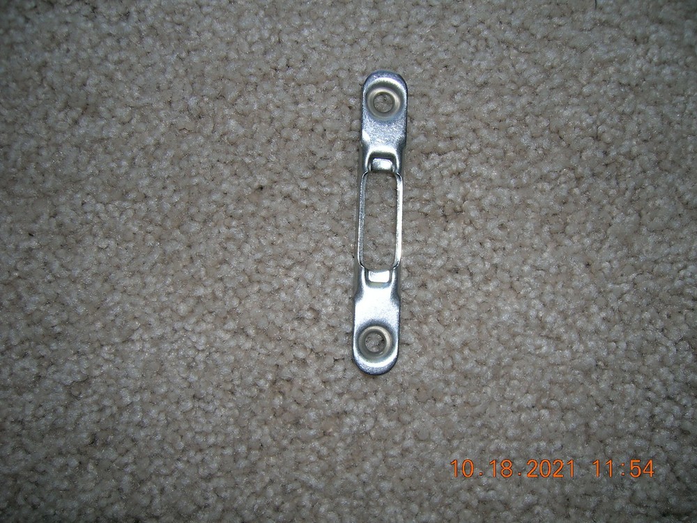 (((Pella ))) Casement Lock Adjustment Strike Catch (KEEPER) ELIMINATES DRAFT