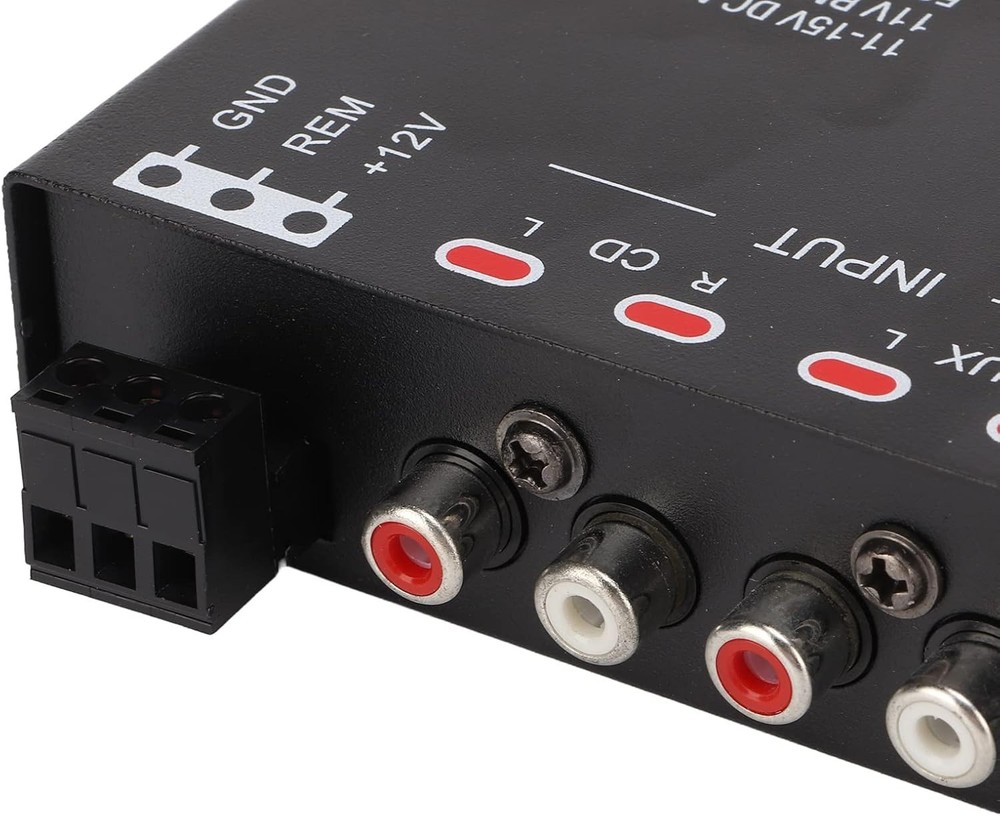 7 Band Car Audio Graphic Equalizer, Variable Gain Adjustment High Level Input...