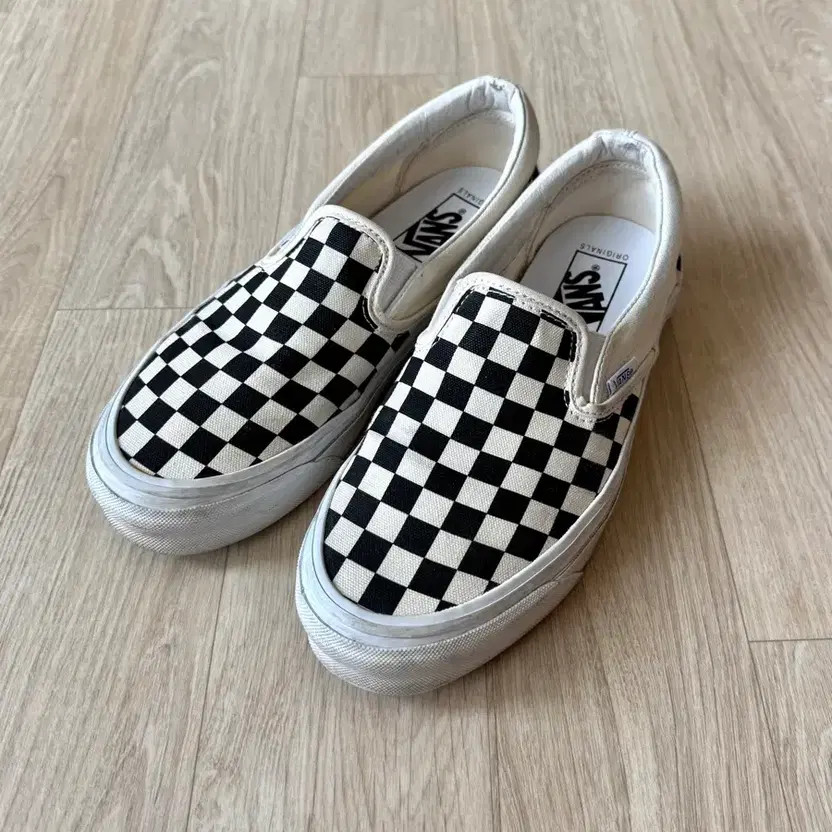 Vans Vault Authentic Checkerboard Sneakers, Size 250