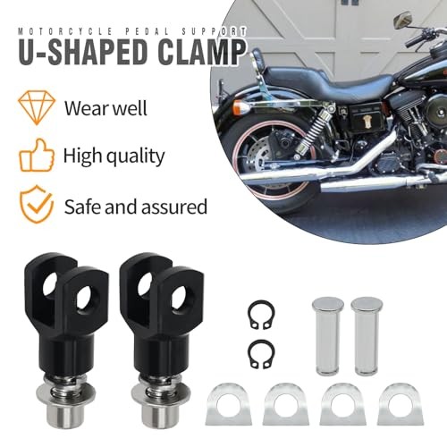 U-Clamp Hardware Kit Motorcycle Footpeg Mount Bracket New