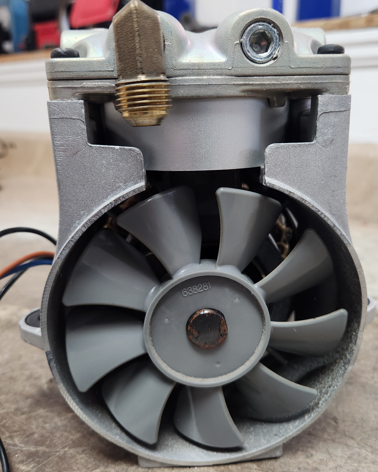 REBUILT THOMAS LARGE POND AERATION AERATOR PUMP 115V 60HZ 3.8A 4.6CFM 45PSI