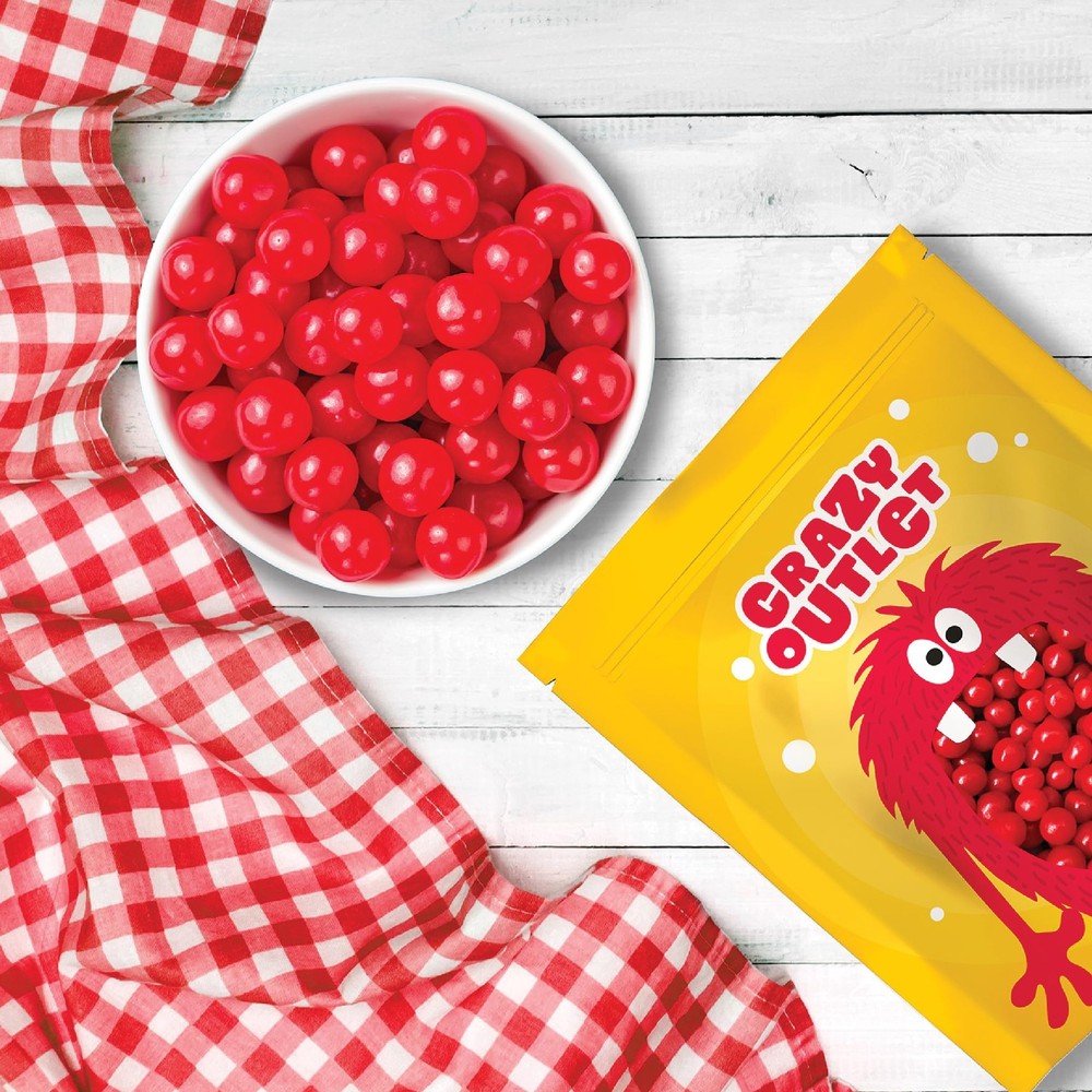 Cherry Sours Chewy Candy Balls, Bulk Pack 2 Pounds