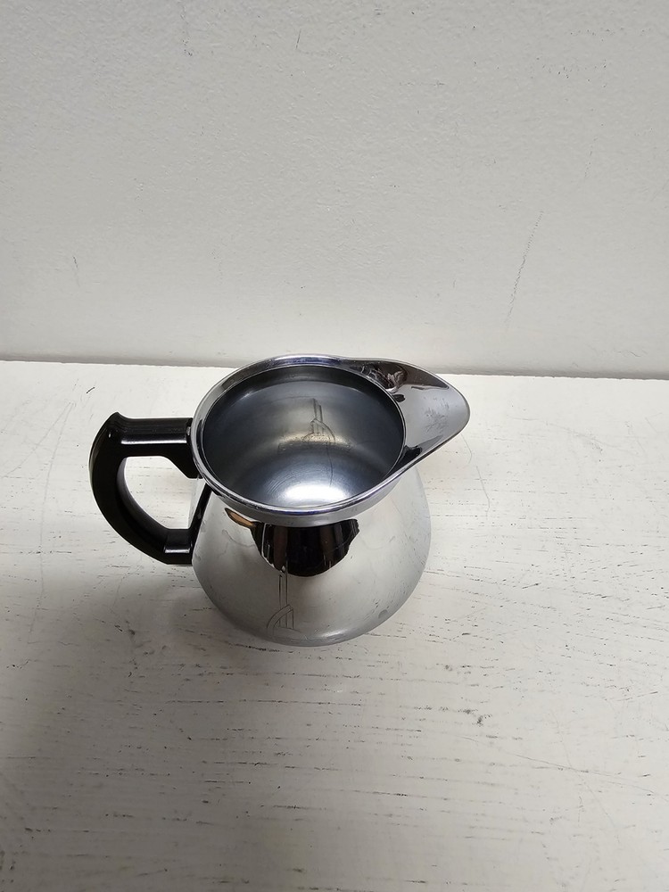 Sunbeam Silver Creamer Black Handle