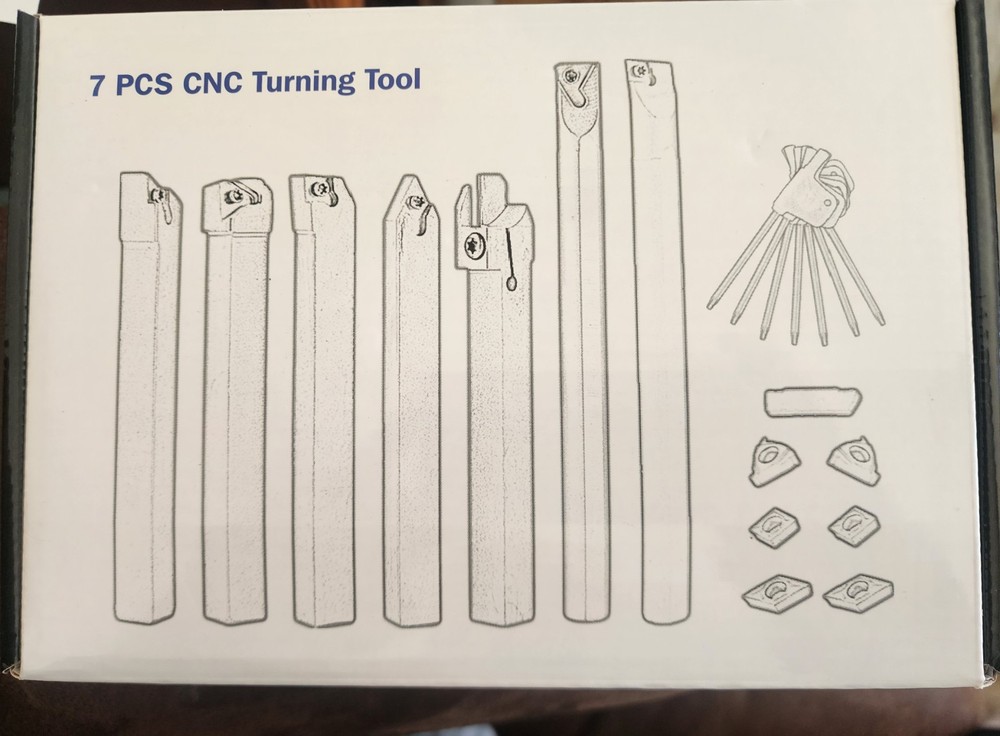 7 PCS CNC Turning Tool
