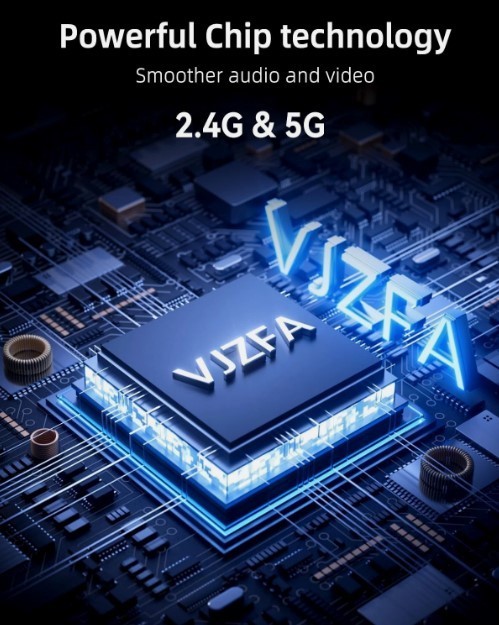 Wireless HDMI Display Dongle Adapter, Wireless Transmitter, 4K Decoding 5G/2.4G