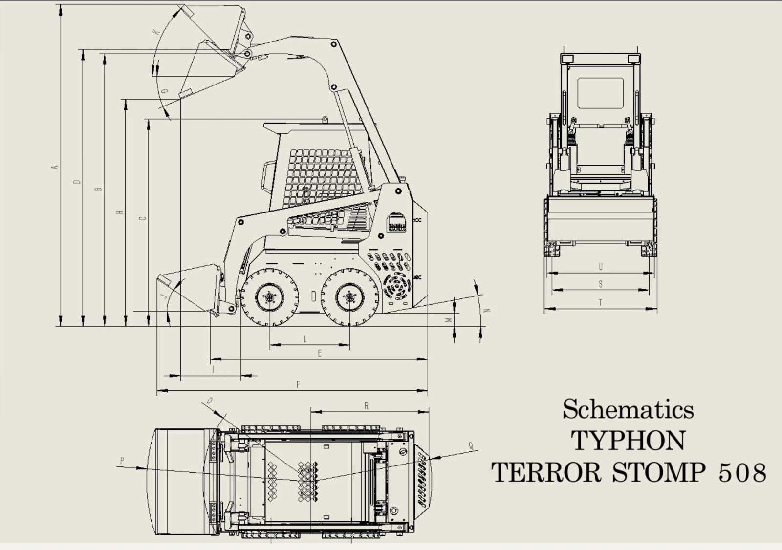 Brand New TYPHON STOMP Mini Skid Steer 35 HP SkidSteer Loader Gas EPA Engine USA