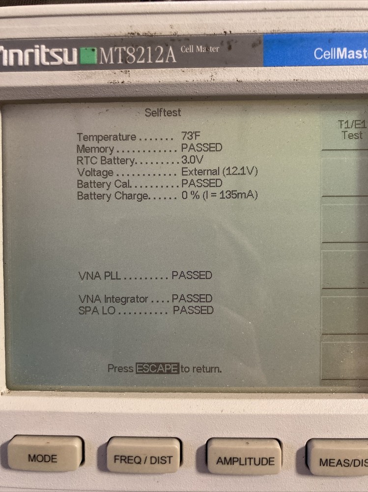 Anritsu MT8212A Cell Master