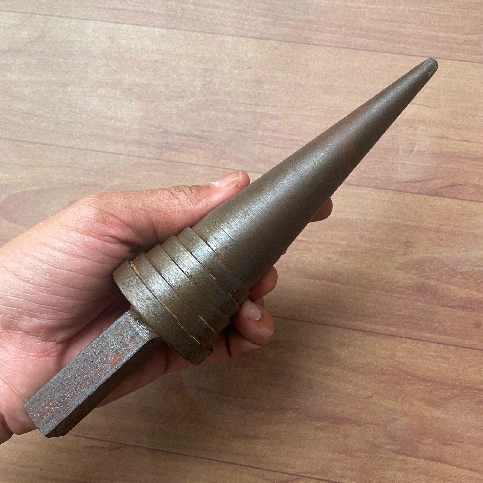 Vintage Silversmith blacksmith hardy Stepped cone Hard steel anvil 32.59 oz