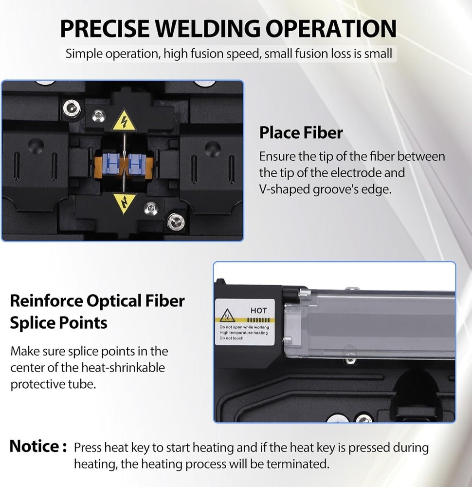 Fiber Optical Fusion Splicer FL-118 Automatic FTTH Automatic Splicing Machine