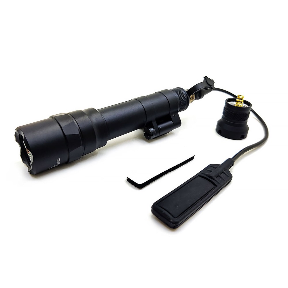 M640DF Tactical Flashlight with Tail Cover & Tail Switch Weapon Light SOTAC US