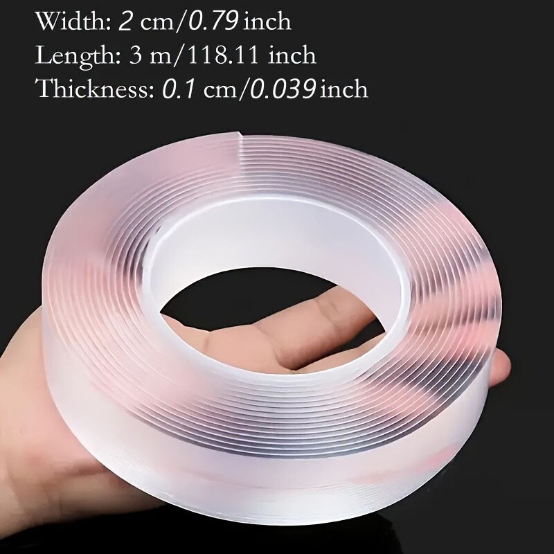 Alien Nano Tape Double Sided Heavy Duty Reusable Adhesive Stick Transparent Tape