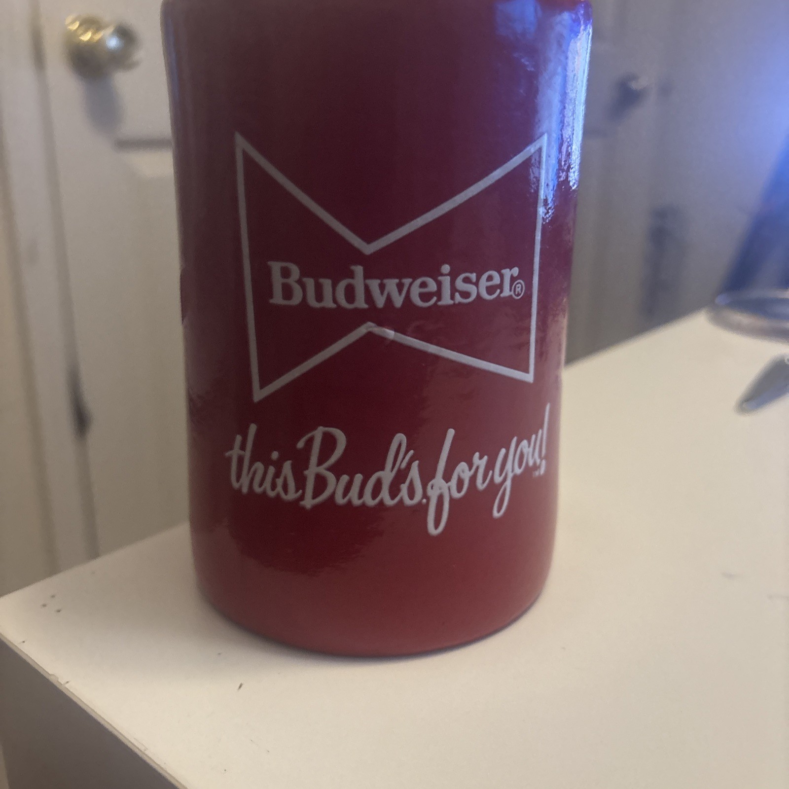 Vintage Budweiser Sealed Red Foam Kool Kan 1979 “This Buds For You!” EUC