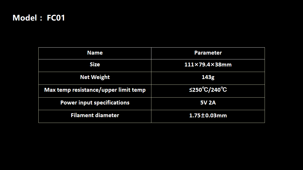 SUNLU FC01 Filament Connector for 1.75mm PLA/PETG/ABS Filaments With 400pcs PTFE