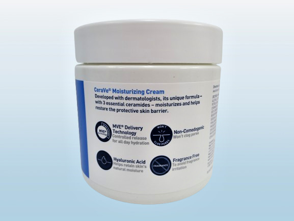 CERAVE MOISTURIZING CREAM FACE & BODY NORMAL TO DRY SKIN 16 OZ NWOB 2PC