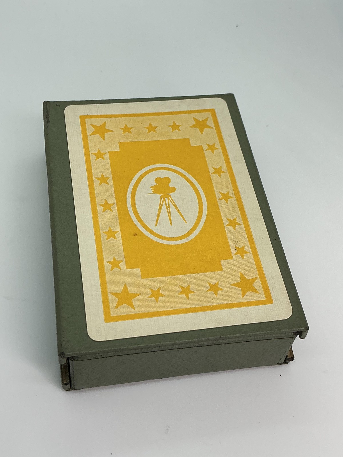 Vintage Kam-Ra Card Company Hollywood Producer Playing Cards Deck Green Box