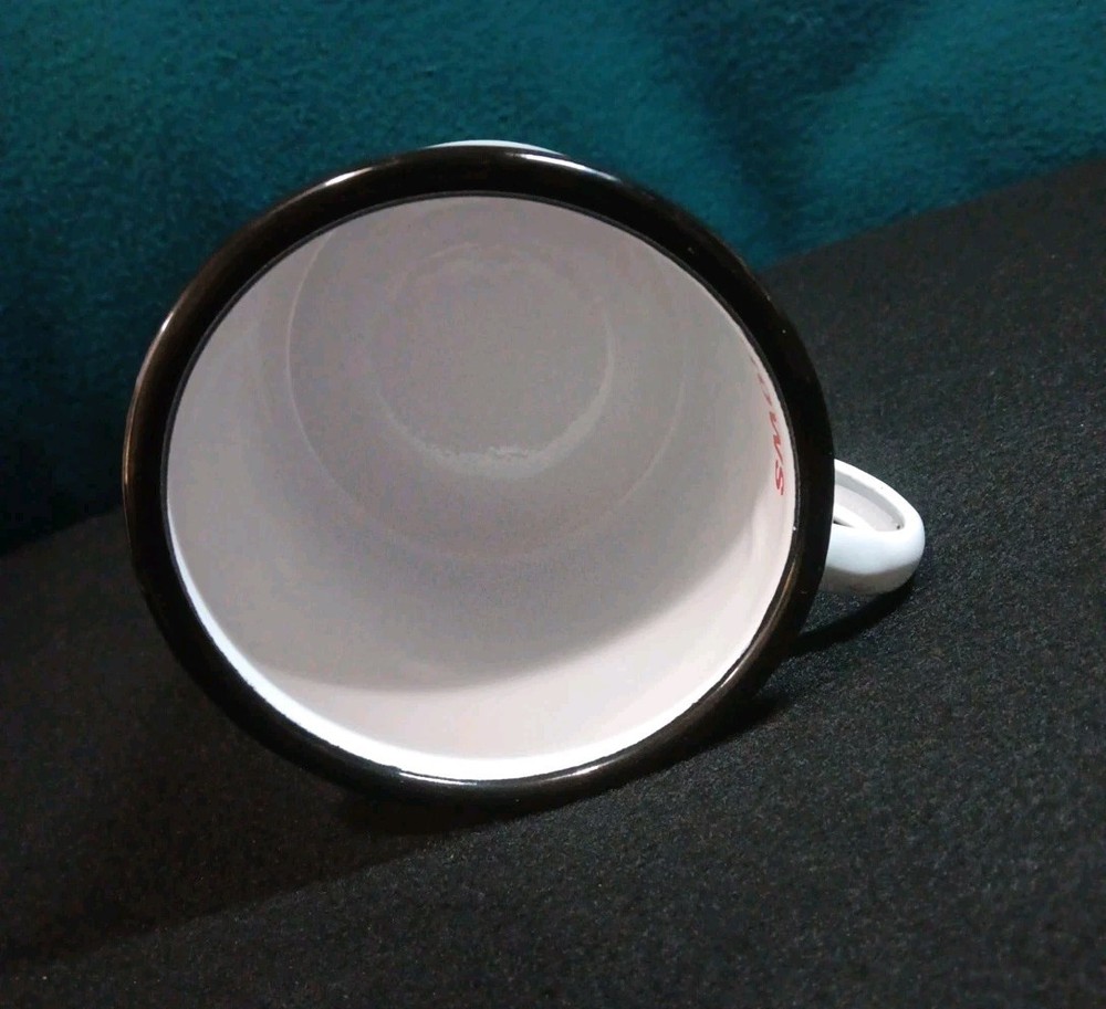 Hot Cocoa Enameled Coffee Mug/Pre-owned