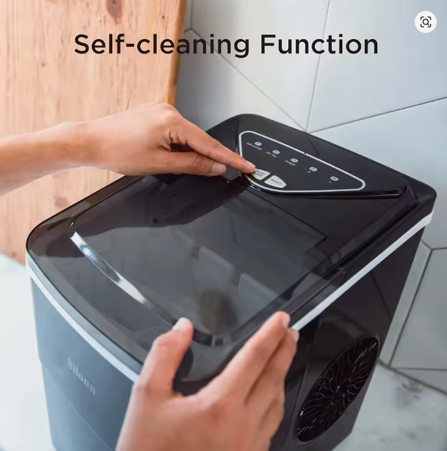 Countertop Ice Maker Machine Portable 26Lbs/Day Fast Ice Cube Maker