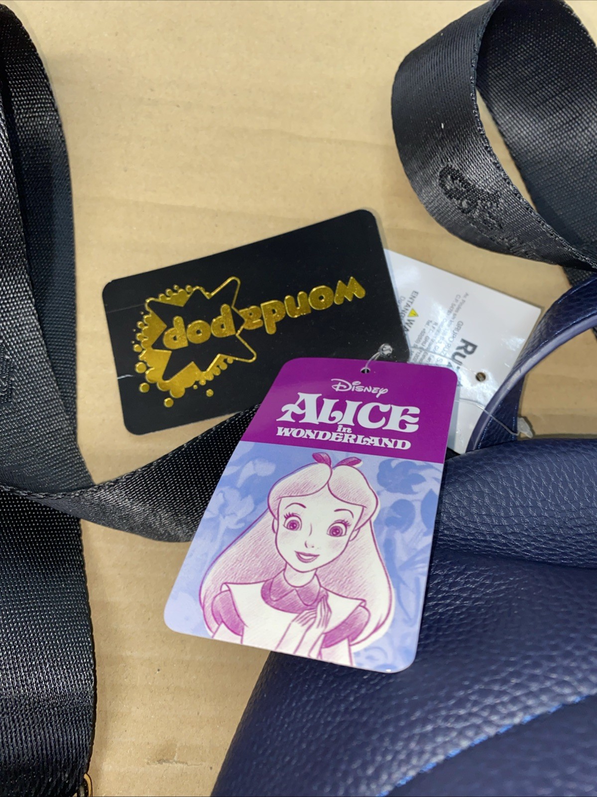 WondaPop x Disney Alice in Wonderland 12" Vegan Leather Mini Backpack READ