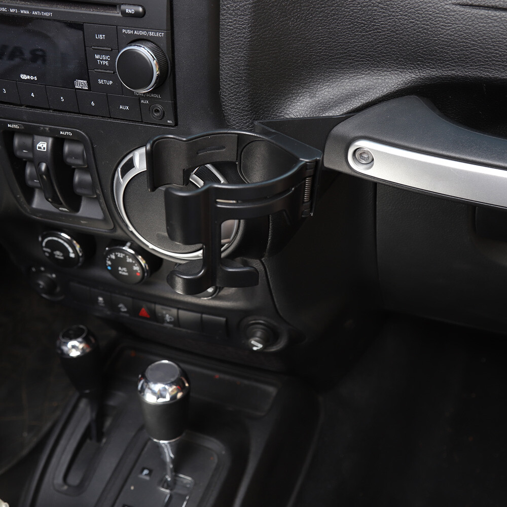 Multi-Function Drink Cup Phone Holder Bracket Mount For Jeep Wrangler JK 2012+