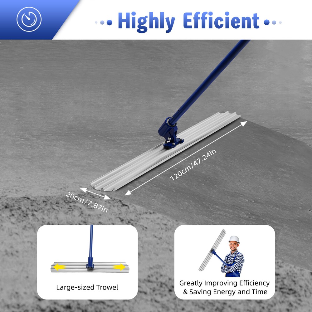 Aluminum Concrete Float Tool with Extendable Handle for Easy Resurfacing