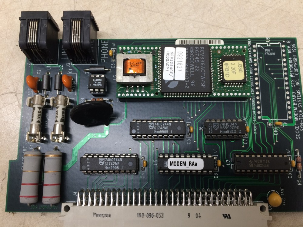 Syn-tech Socket Modem Board 941B0104 Fuel Master