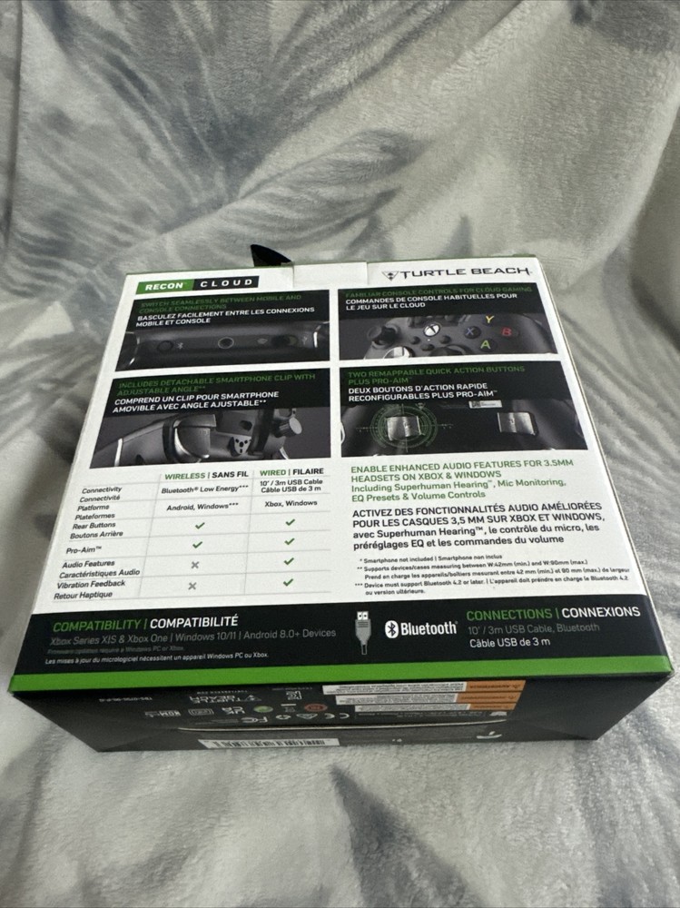 Turtle Beach Recon Cloud Controller XB Android Black [New ] Xbox One, Xbox Ser