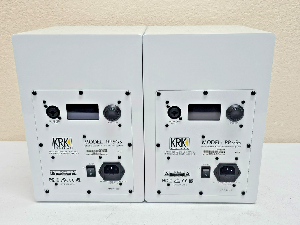 KRK ROKIT RP5 G5 Studio Monitors White