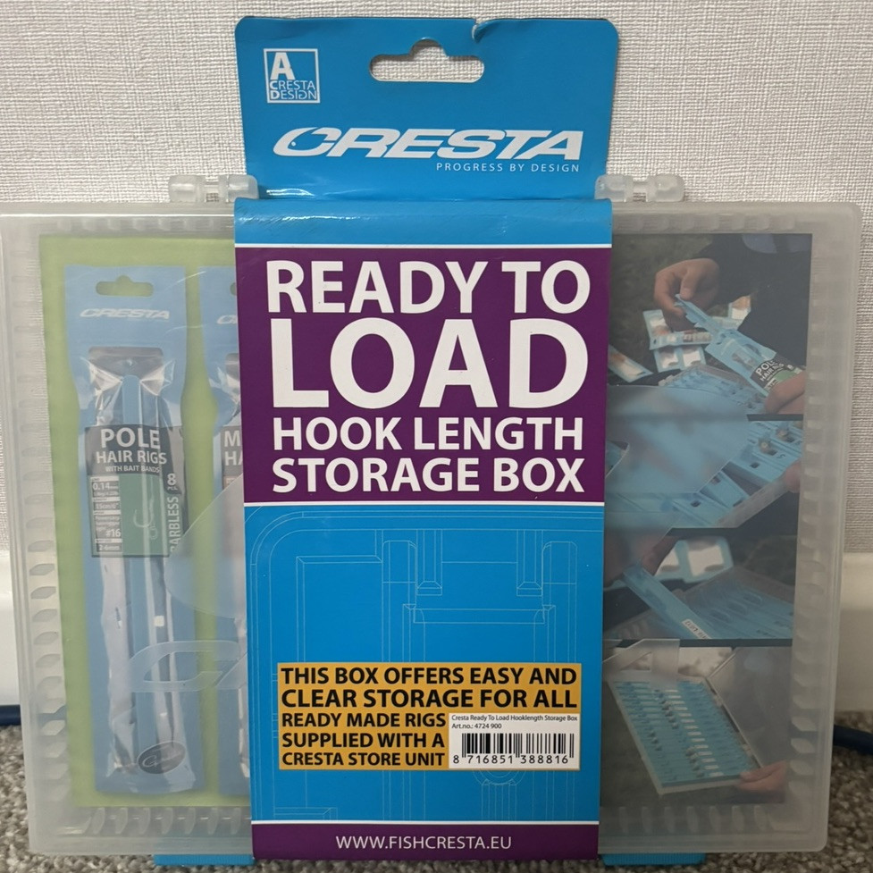 Cresta Ready To Load Hook Length Storage Box with store unit.