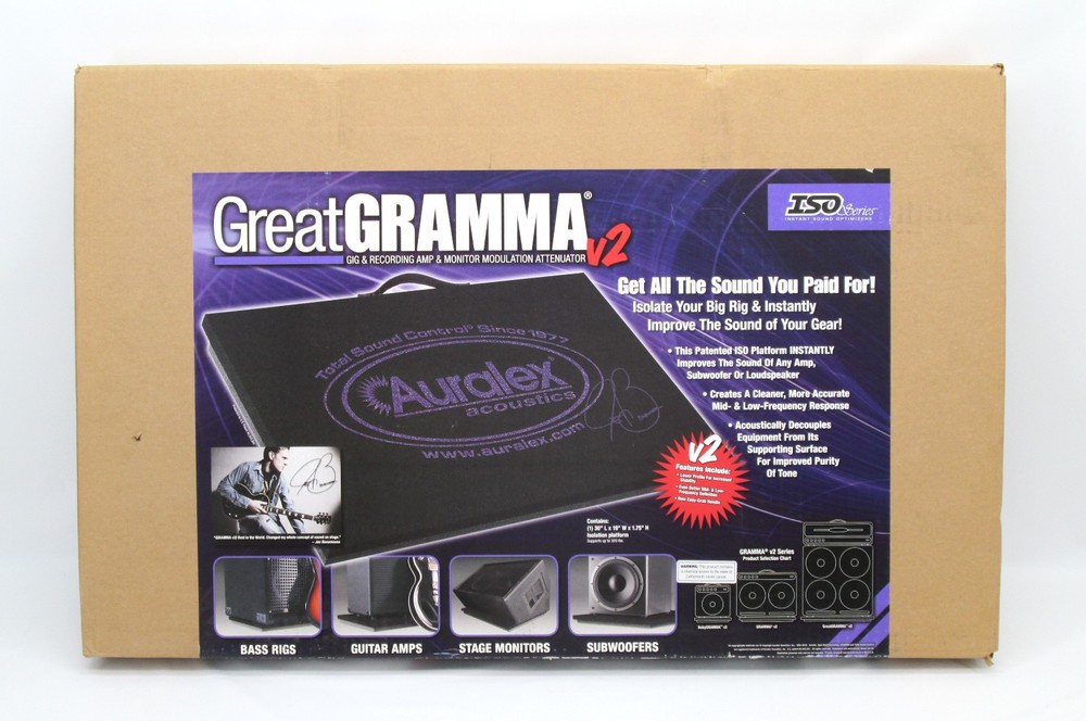 NEW - Auralex GreatGRAMMA v2 Isolation Riser ISO Series Platform