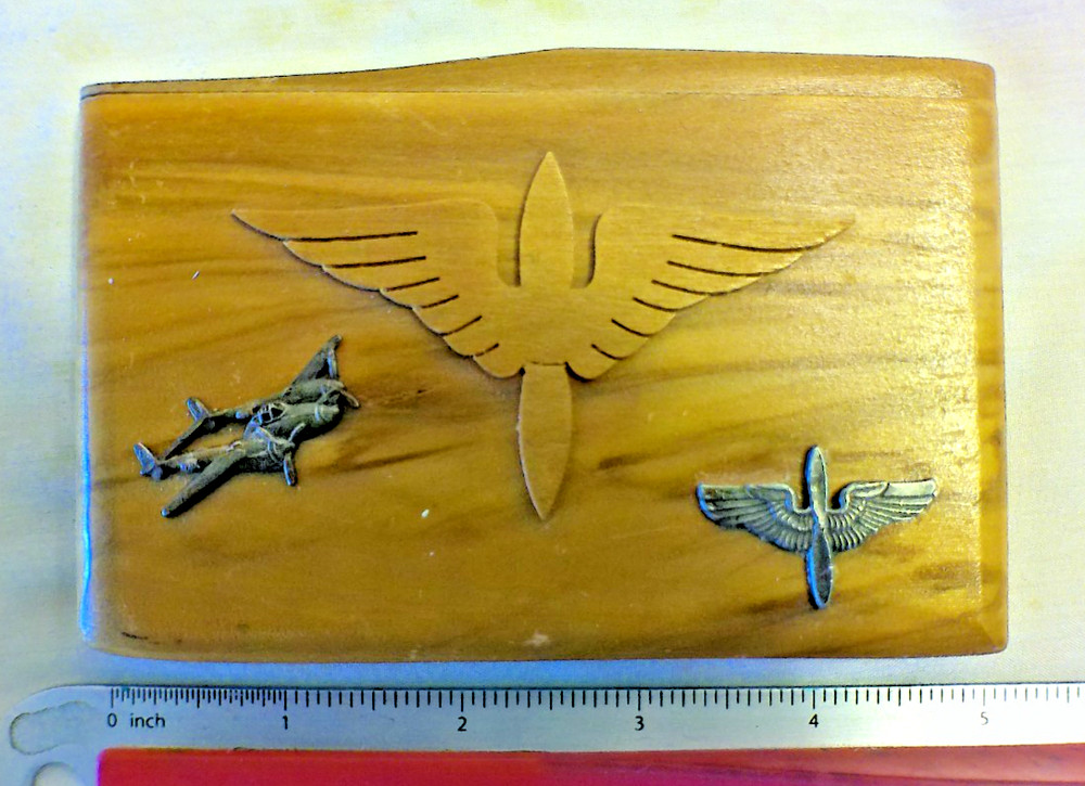 ARMY AIR CORPS, JAPANESE STYLE CIGARETTE CASE