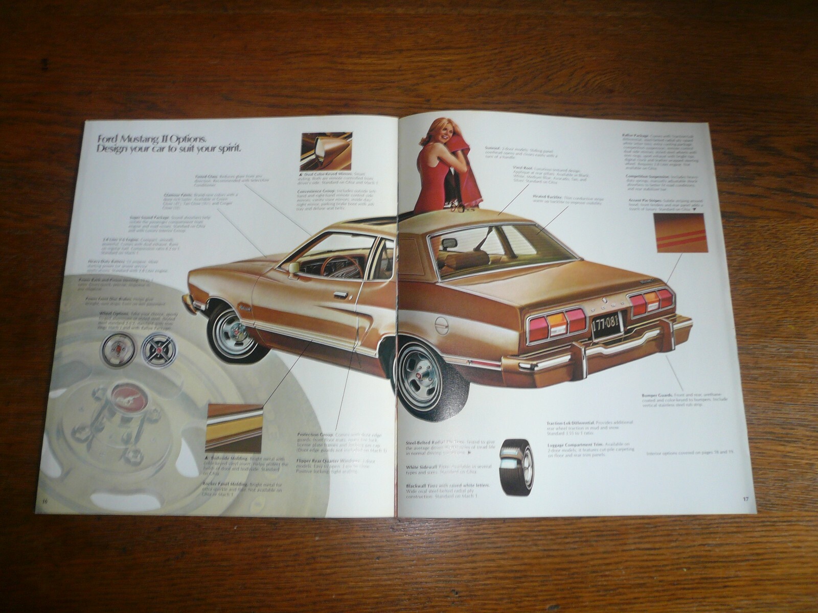 1974 Ford Mustang Sales Brochure- Vintage