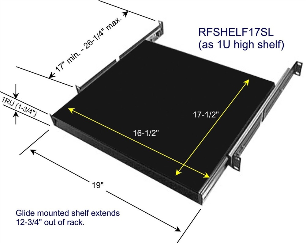1U Sliding Rack Drawer