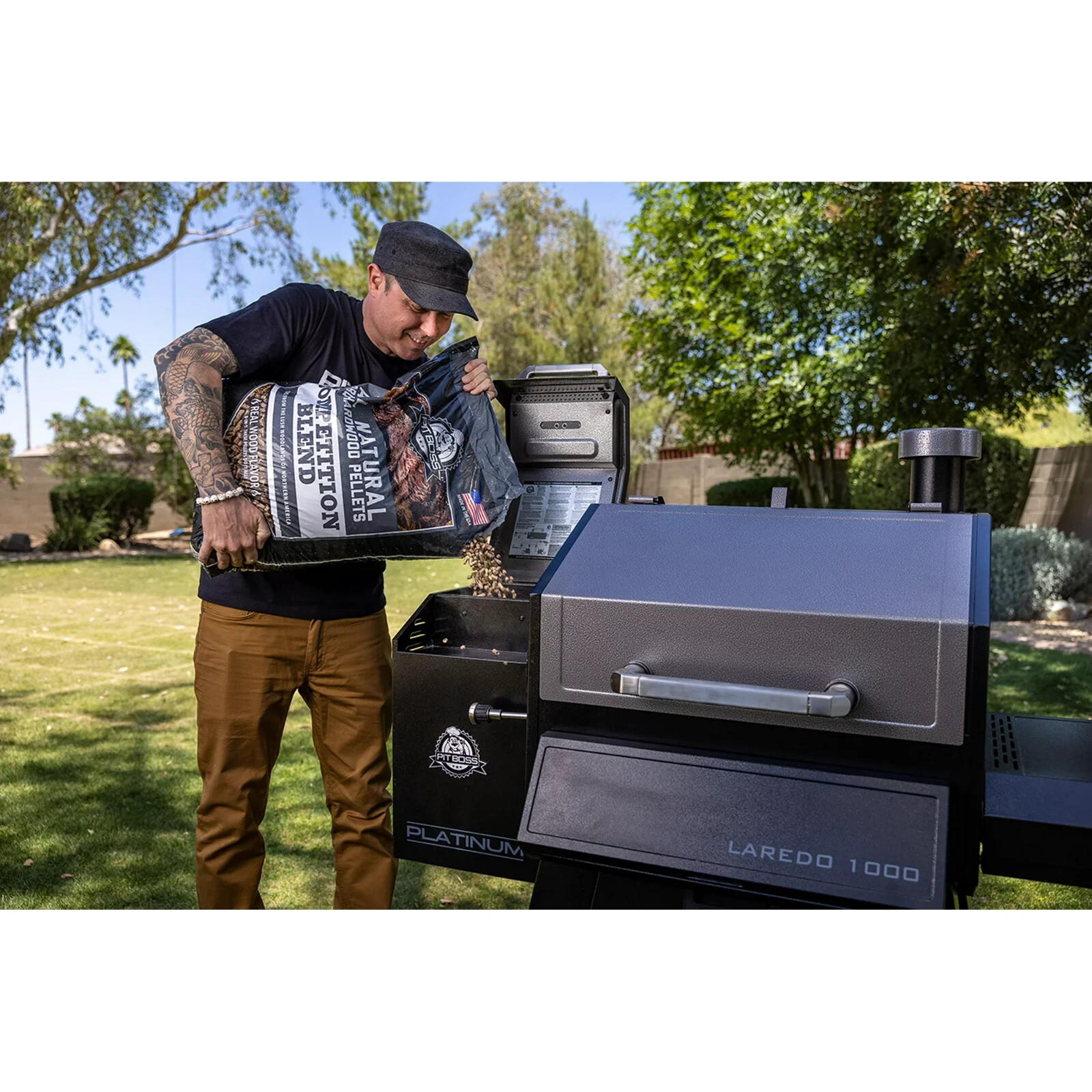 Pit Boss Classic Pellet Blend 40lb - Pecan, Hickory, Mesquite BBQ Wood Pellets